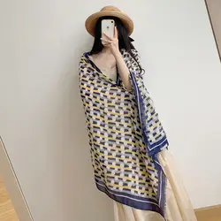 Роскошные шали длинный шарф для женщин с принтом в горошек хиджаб шарфы женские 180 см * 90 см модные шейный платок шарфы-повязки для дам 2019