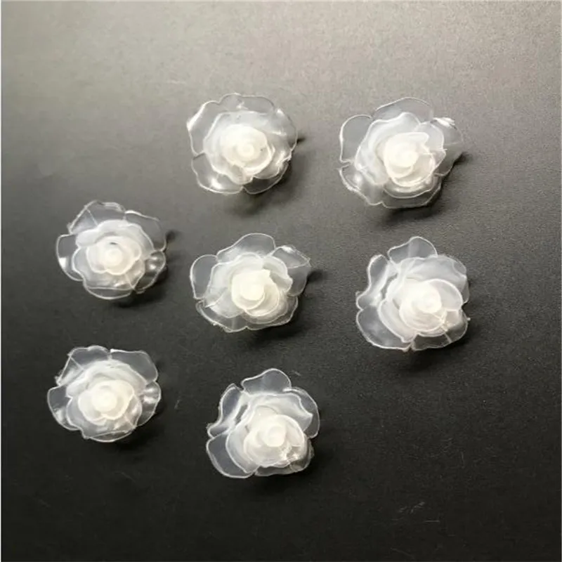 55pcs Milky Plastic Rose Flower for Fairy String Lights Holiday Lighting Novelty Romantic Wedding Party Christmas Decoration 55pcs Milky Plastic Rose Flower for Fairy String Lights Holiday Lighting Novelty Romantic Wedding Party Christmas Decoration