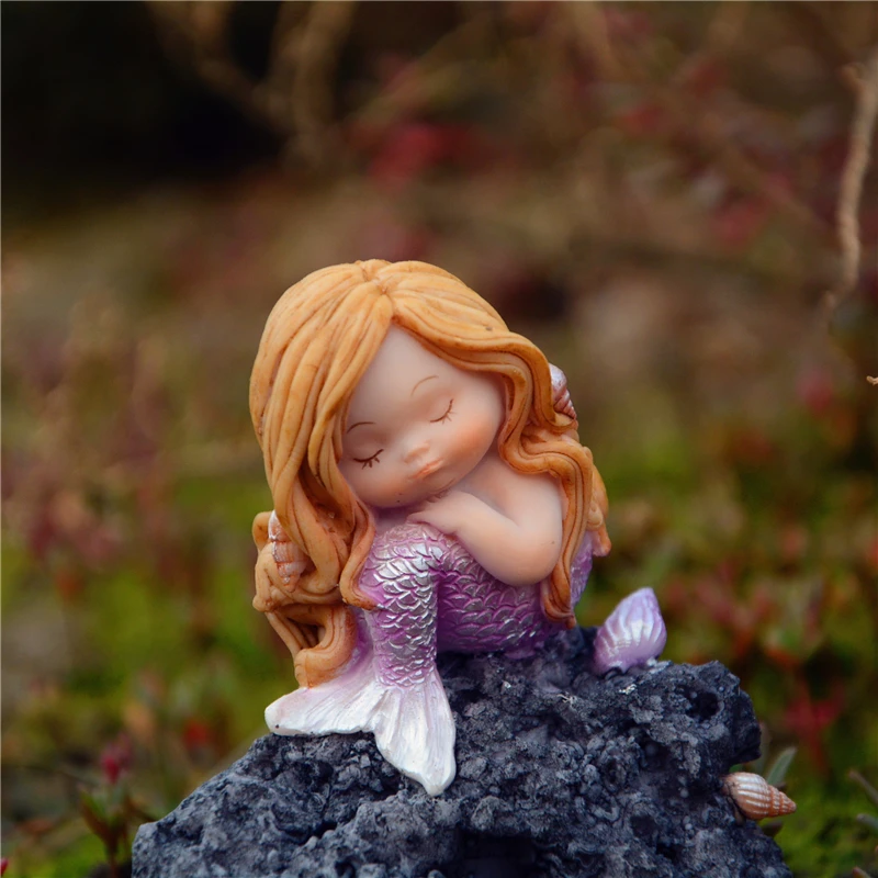 Everyday Collection Miniature Fairy Garden and Terrarium Little Mermaid Aquarium Decoration Children's Day Gift Everyday Collection Miniature Fairy Garden and Terrarium Little Mermaid Aquarium Decoration Children's Day Gift