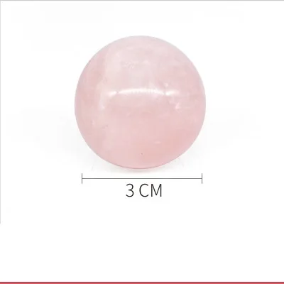 Натуральный розовый кварц Gua Sha доска выскабливание массажный инструмент красота ролик выскабливание пластины массаж - Цвет: Powder crystal ball