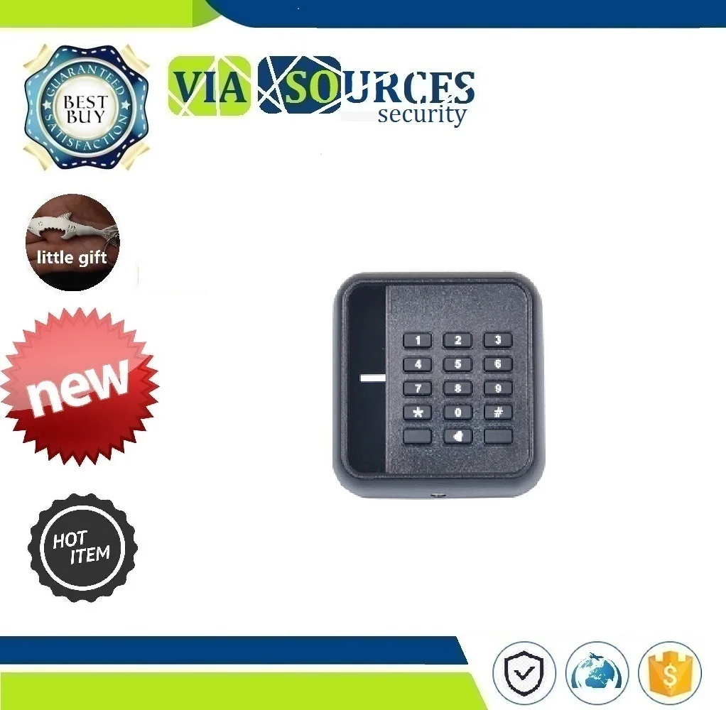 

WG 26-bit reader for door access control 125KHz RFID ID card readers proximity wiegand