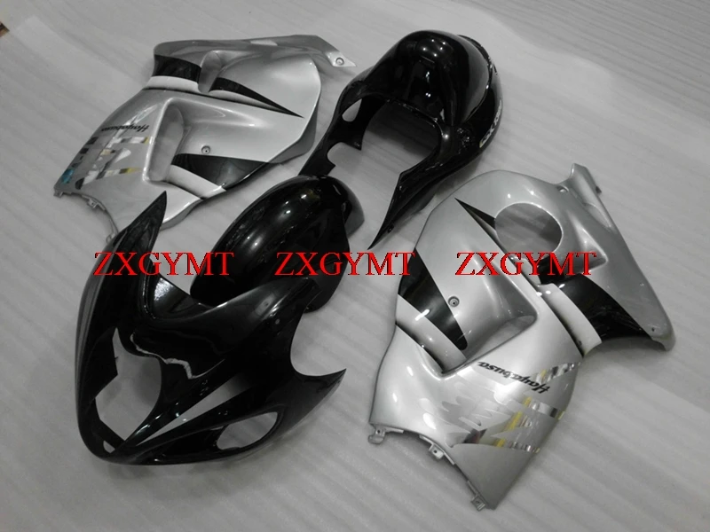 

Body Kits for GSX R1300 1997 - 2007 Fairings for Suzuki GSXR1300 05 06 Silver Black Full Body Kits HAYABUSA 03 04