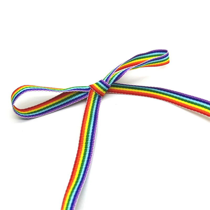 Ribbon Decoration 5 yards Rainbow Ribbon For Wedding Gift Wrapping
