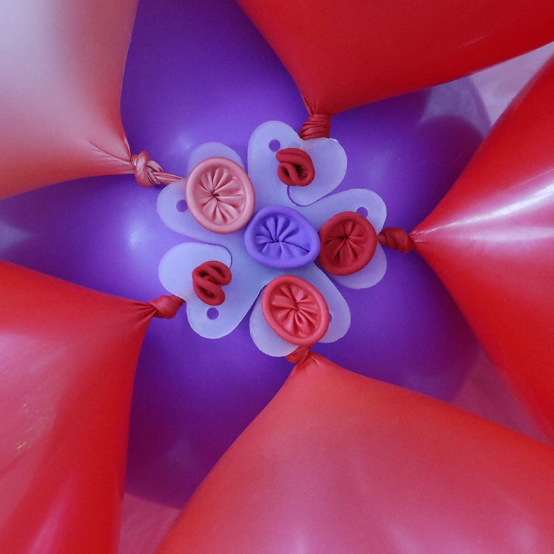 10 шт мульти воздушные шары в рулоне печать globos аксессуары трусы для девочек с рисунком сливового цветка с Зажим для домашнего украшения свадебного торжества и дня рождения воздушные шары зажим