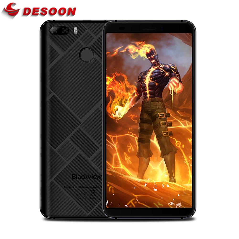 

Blackview S6 5.7 Inch 18:9 HD+ IPS Screen Smartphone MT6737VWH 2GB RAM 16GB ROM Android 7.0 Dual Rear Cameras mobile phone