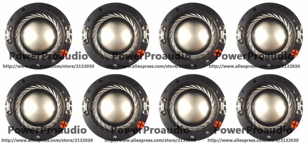 8pcs 44.4mm 44.5mm 2425 titanium diaphragm Tweeters voice coil Replacement Diaphragm for Samson CD44T Driver 8 ohm | Электроника