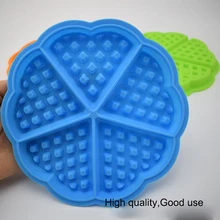 Еда силикона 5-держать сердце Форма вафельные формы торт вафельный форма для выпечки, сделай сам инструменты Печенье Хлеб Кондитерские инструменты