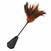 bdsm Fetish brown feather whips slave Submission sexy Spanking Paddle pony Whip Flogger Sex Toys For Couples cosplay lover game 1