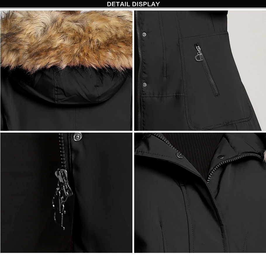 NXH супер теплая новая зимняя куртка зимнее пальто Женская парка хорошее качество хорошая ткань меховая парка Женское пальто длинное шерстяное пальто