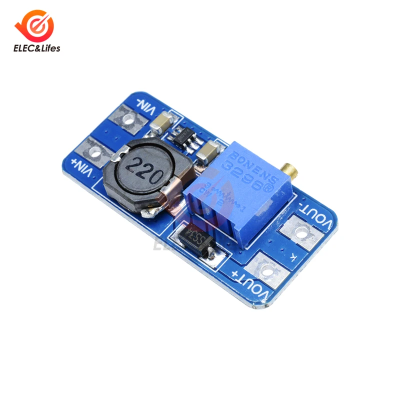 

MT3608 2A Max DC-DC Step Up Power Module Booster Power Module 36mm*17mm*14mm