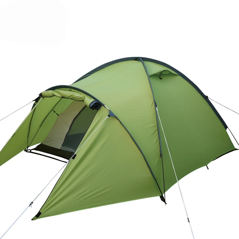 

High quality professional camping tent suitable for 2-3persons double layer anti big rain 1hall 1room outdoor family tent