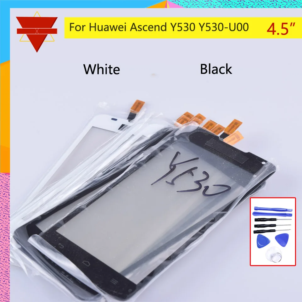 

New 4.5"For Huawei Ascend Y530 Y530-U00 Touch Screen Touch Panel Sensor Digitizer Front Outer Glass Lens