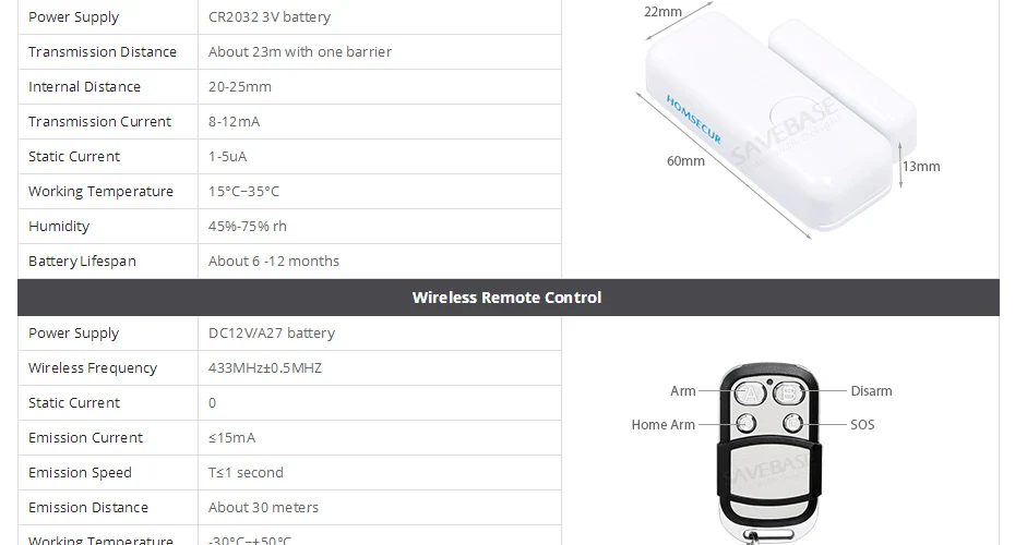 HOMSECUR GA01-4G-B беспроводной и проводной 4 г/3g/gsm, ЖК-дисплей дома охранной сигнализации системы + Красный флэш сирена