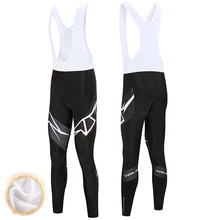 Fualrny мужские зимние термофлисовые велосипедные комбинезоны 19D гель Coolmax Мягкие велосипедные брюки для верховой езды дышащие