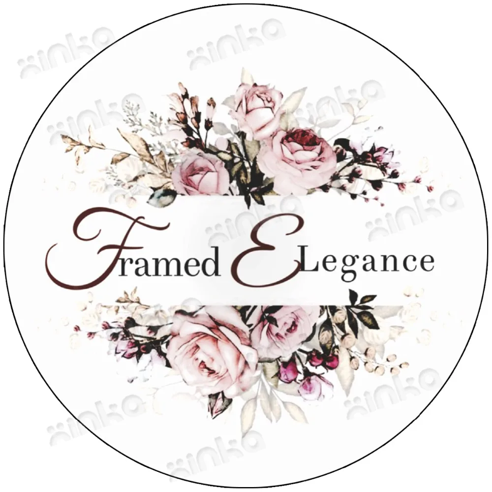 

100pcs Wedding Flower Sticker, with Date and Name, Wedding Favors Labels, Candy Box Tags, Pink Flower ideas