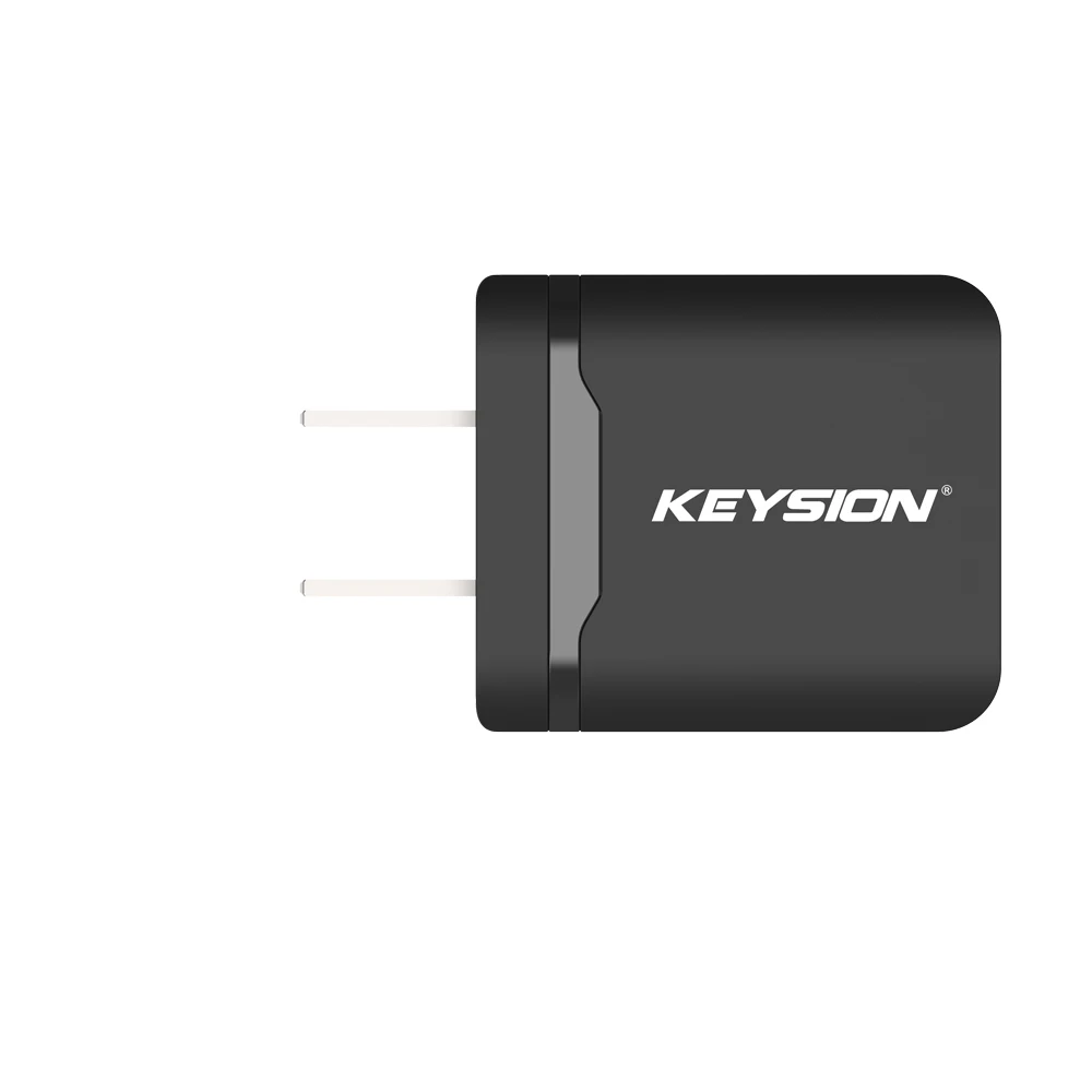 KEYSION 18 Вт USB-C PD быстрое зарядное устройство для iPhone XS Max XR X type-C дорожное настенное быстрое зарядное устройство QC 3,0 PD Быстрая зарядка для 8 8 Plus - Тип штекера: Black US Plug