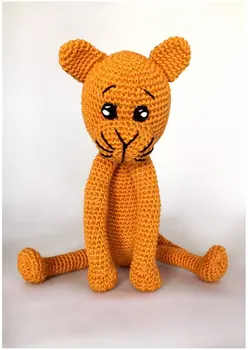 

armigurumi doll rattle cat with dots model number w138