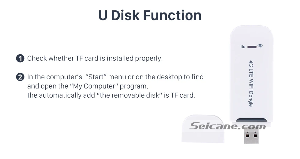 Seicane универсальный внешний 4G модуль донгл модем для Seicane автомобиля Android стерео плеер поддержка 4G LTE FDD HSPA FDD-LTE 3g