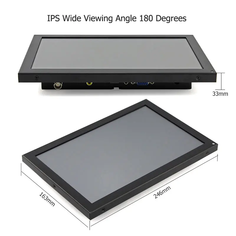 Electro Raspberry pi Сенсорный экран 10,1 дюймов Дисплей ips ЖК-дисплей 1280x800 FULL HD монитор TFT VGA ЖК-дисплей HDMI Встроенный 3 дюймов Динамик