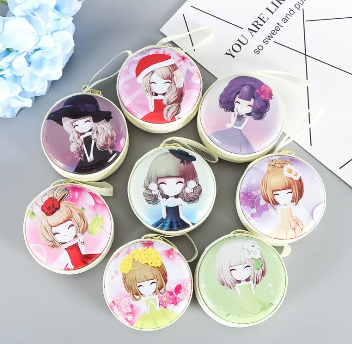 

[1Piece] Kawaii Cartoon BOYS & Girls Earphone Holder BOX , 7CM Gift Little Key BAG Case Wallet Pouch