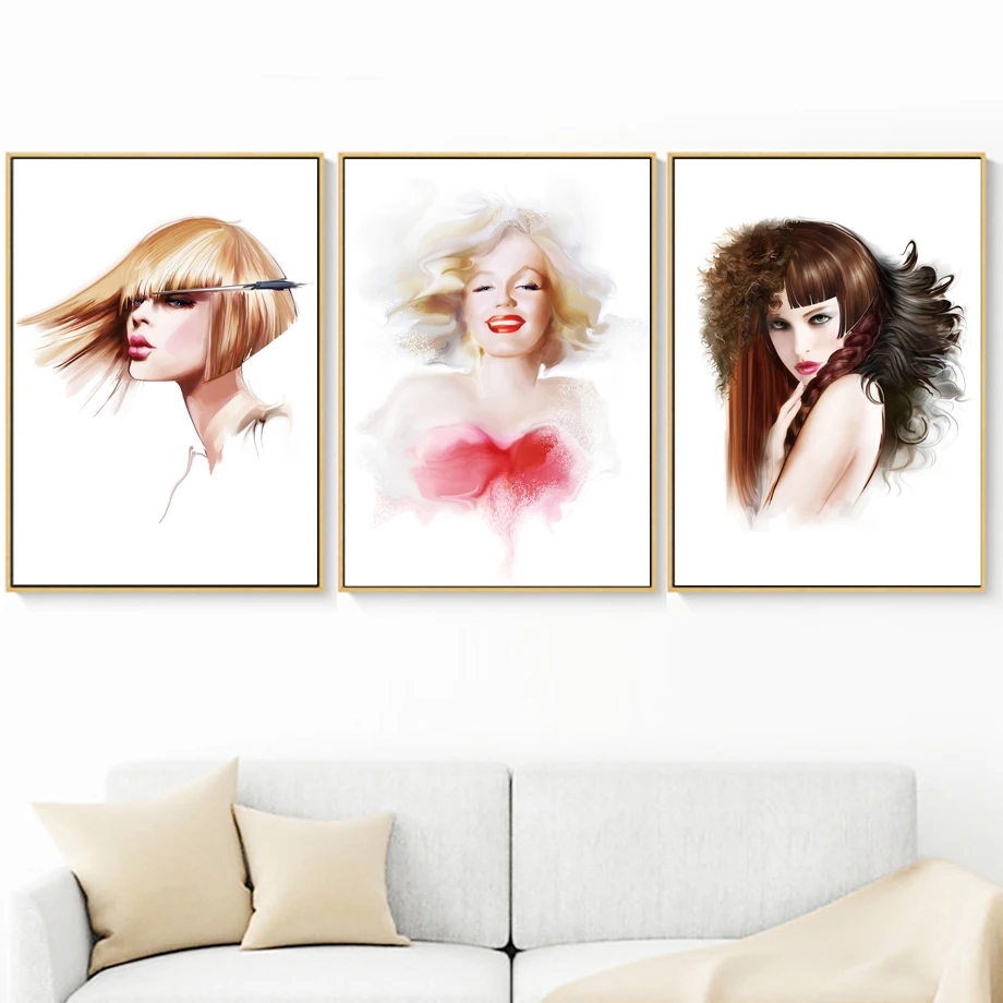 marilyn monroe hairdressing girl