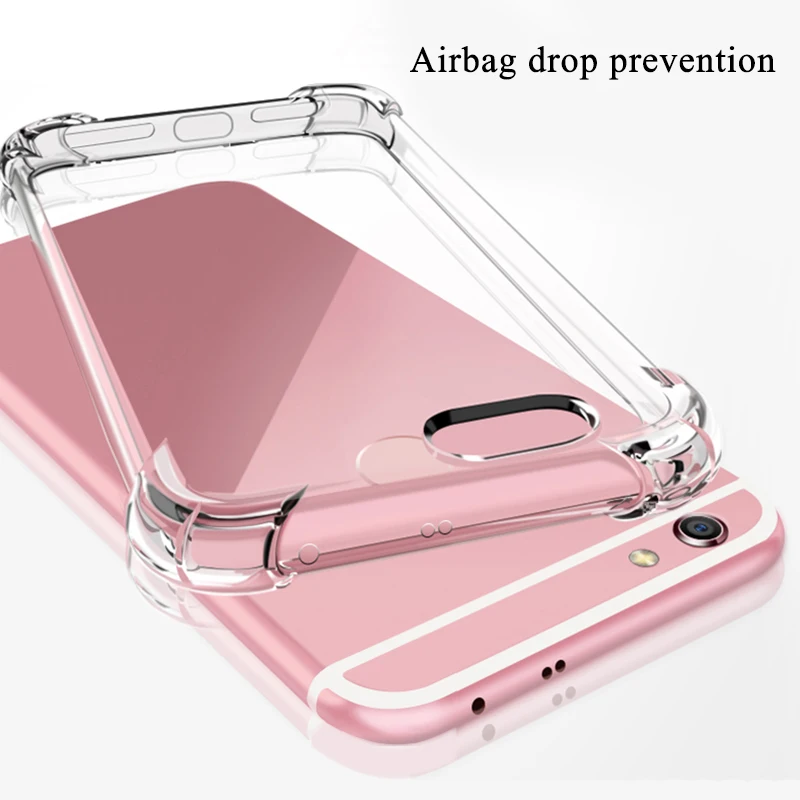 Ultra Slim Transparent TPU Case For Xiaomi Pocophone F1 Mi8 SE 6 6X 5X Silicone Phone Cover Redmi Note 5 6A 5Plus |