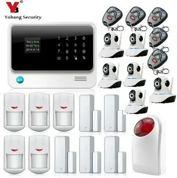 

Yobang Security Alarma GSM WIFI Alarmanlage Homesecure Home Burglar Alarm IP Camera Kits Shop Alarma Alarme Maison Sans Fil