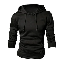 New spring/autumn Men’s fashion Casual Hoddies Sweatshirts High Quality Men sportswear solid Fleece hoody 5-COLORS