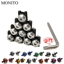 CNC Motorcycle Fairing Screws Custom Body Spring Bolts For YAMAHA YZF R1 R6 2005 2006 2007 2008 2009 2010 2011 2012 Accessory CNC Motorcycle Fairing Screws Custom Body Spring Bolts For YAMAHA YZF R1 R6 2005 2006 2007 2008 2009 2010 2011 2012 Accessory
