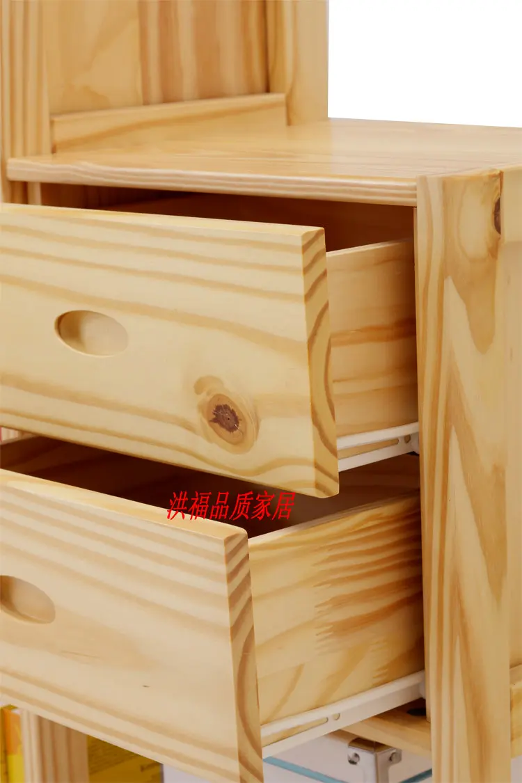 Pine Bookcase With Drawers Amazing Bookcases Aliexpress Solid Wood Storage Cabinets 6 Drawers 11