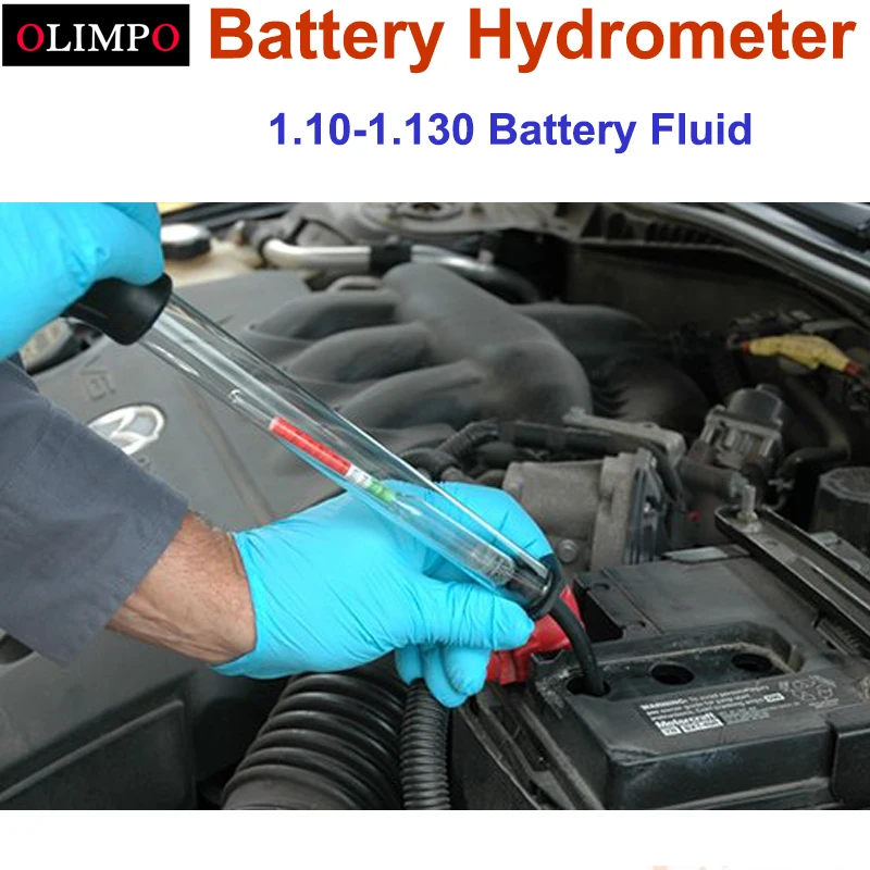 olimpo 1.100-1.300 Battery electric density meter electric gravidness suction Battery Hydrometer Tester Acid Electrolyte Lead