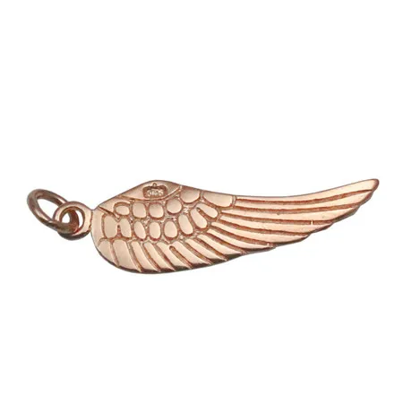 Beadsnice ID28437 925 Стерлинговое серебро подвеска в форме ангельских крыльев для изготовления браслетов