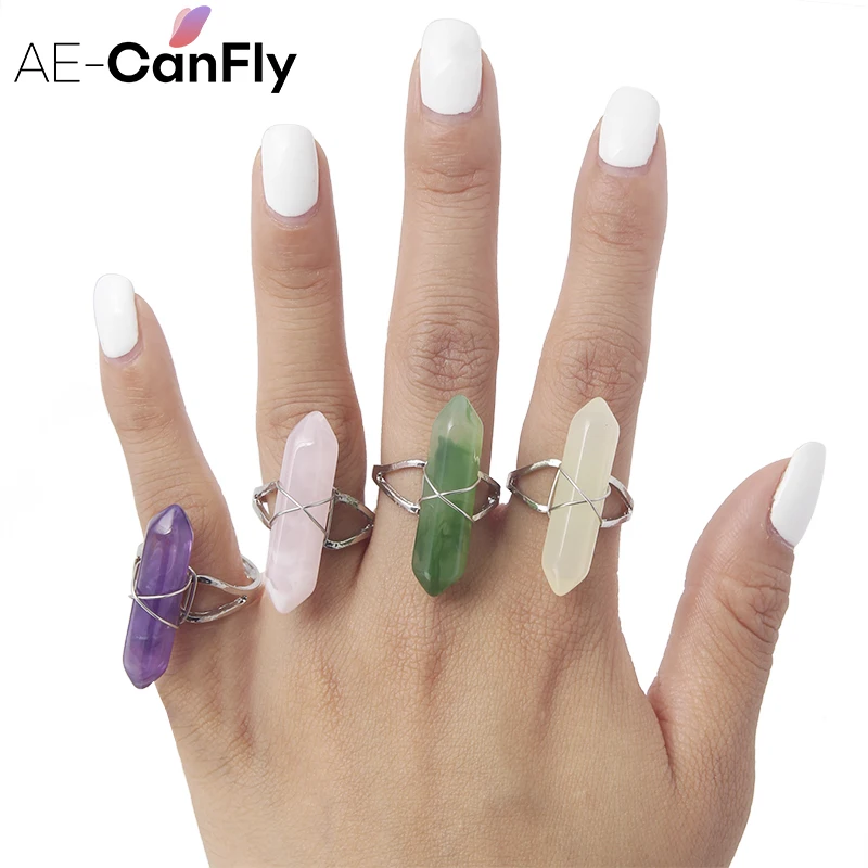 Buy AE CANFLY 1PC Boho Big Stone Finger Ring