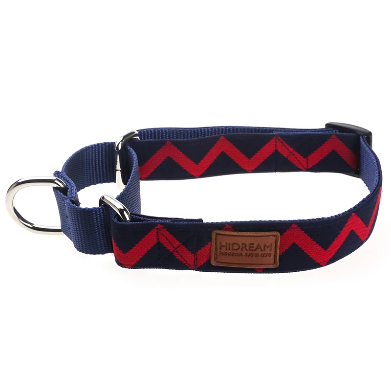 Nylon Rainbow Dog Collars For Big Dogs Outdoor Tactical Training Led Dog Collar Necklace Pet Supplies Leather Decoration HD002008 (2)