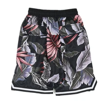 Летние мужские шорты модные мужские шорты с цветочным принтом повседневные хлопковые мешковатые винтажные шорты пляжные шорты до колена 2xl-6xl 7xl 8xl хип-хоп