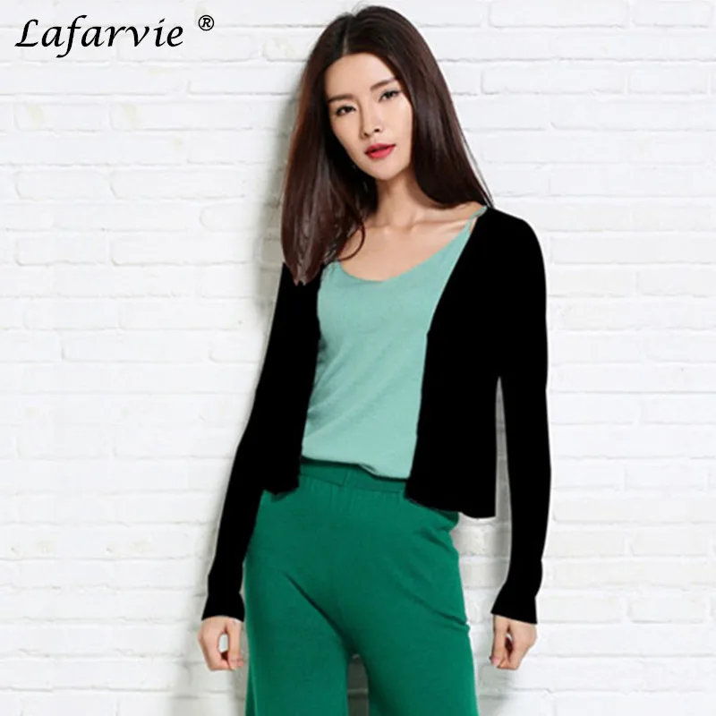 

2016 spring and summer women's genuine cashmere wool shawl knit cardigan sweater air conditioning shirt coat short paragraph