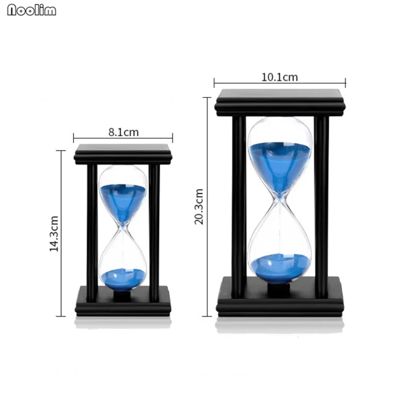 30/45/60 минут красочные песочные часы для Кухня школьная деревянная рамка креативный подарок для детей ручная работа Декор для дома орнамент