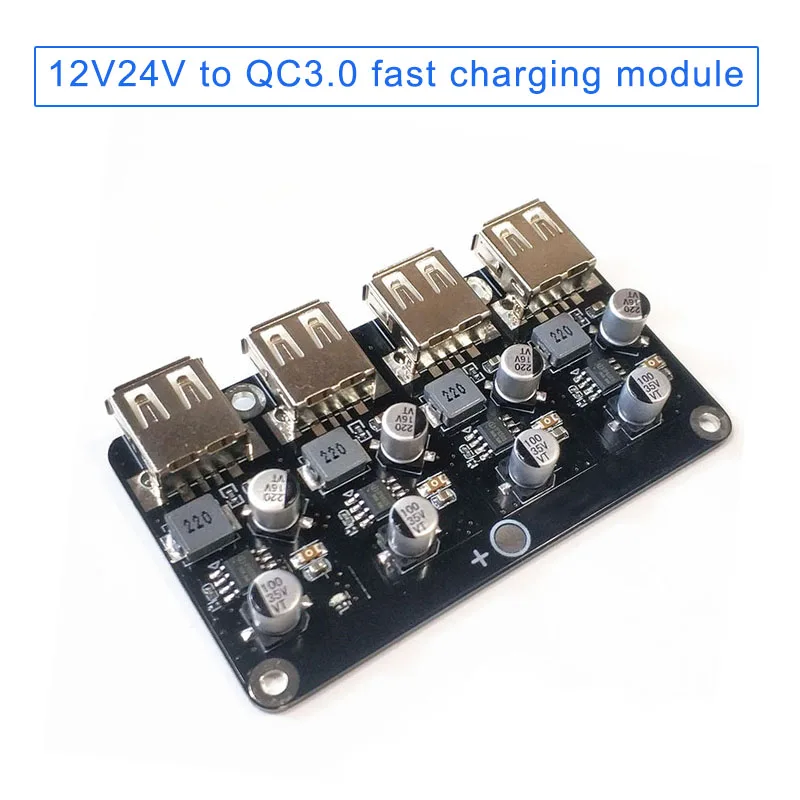 Быстрая зарядка модуль 4-канал 12 V 24 V к QC3.0 для Apple/huawei SGA998