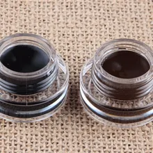 Черный+ Кофе Подводка для глаз крем smudge Водонепроницаемый длительный гель Eye Liner gl