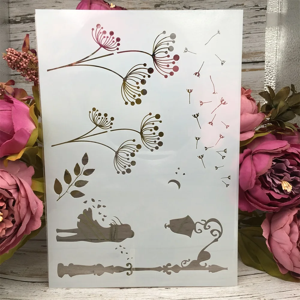 flower layering stencils for walls painting scrapbook stamp album decorative YF