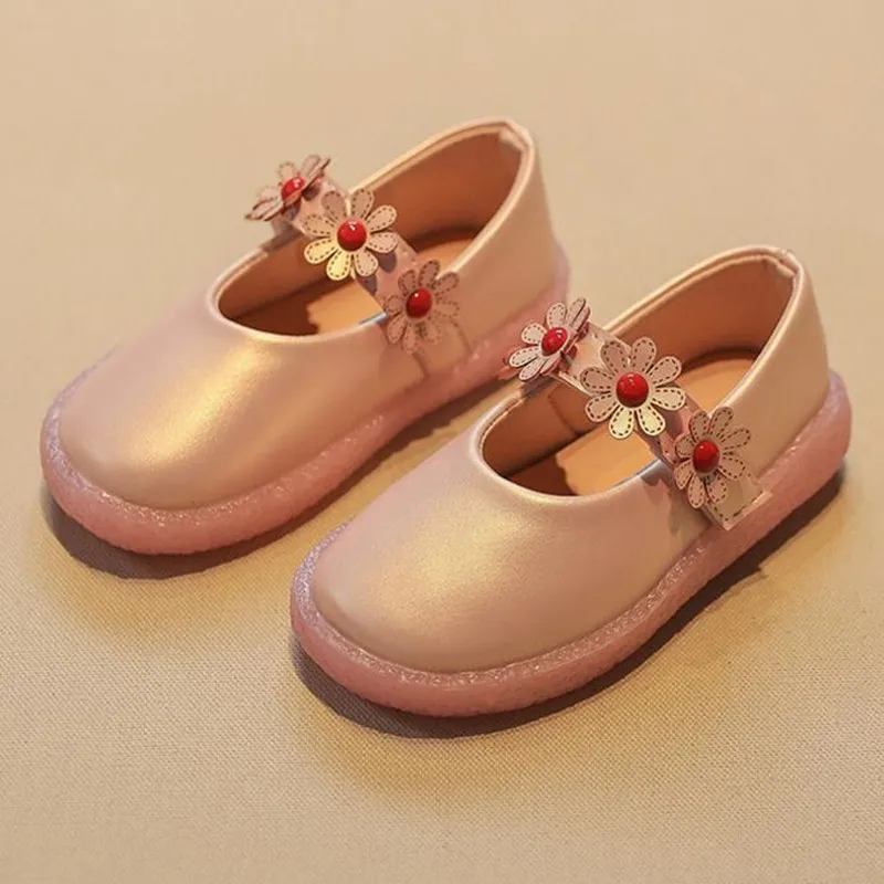 HaoChengJiaDe Children Flowers Girls Kids Leather Princess Shoes For ...