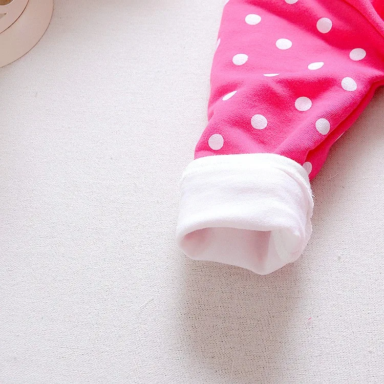Baby Clothing Set for girl ExactlyFZ Kids Spring baby girls clothing sets wave point clothing set baby girls cotton clothes suit childern cartoon 3pcs suit newborn baby clothing set