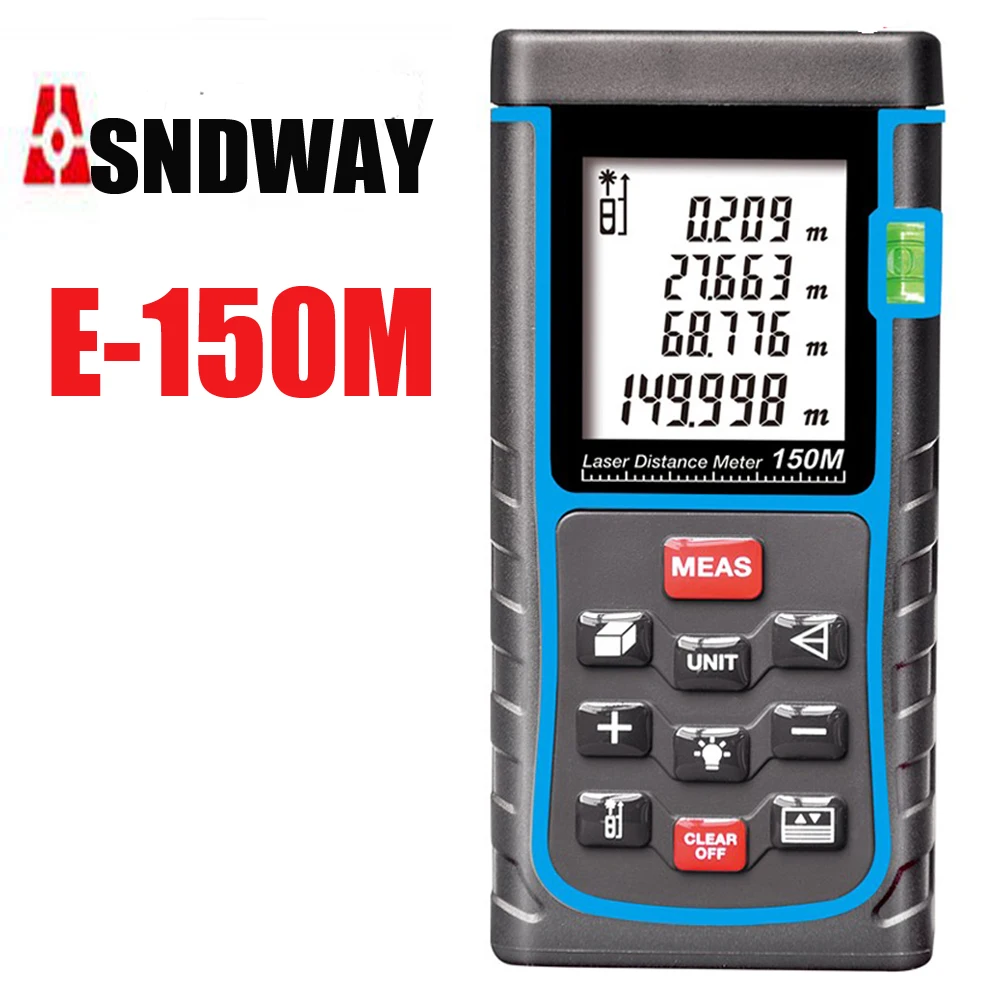 150m Laser Rangefinder electronic ruler Measure distance/area /volume tools electronic ruler