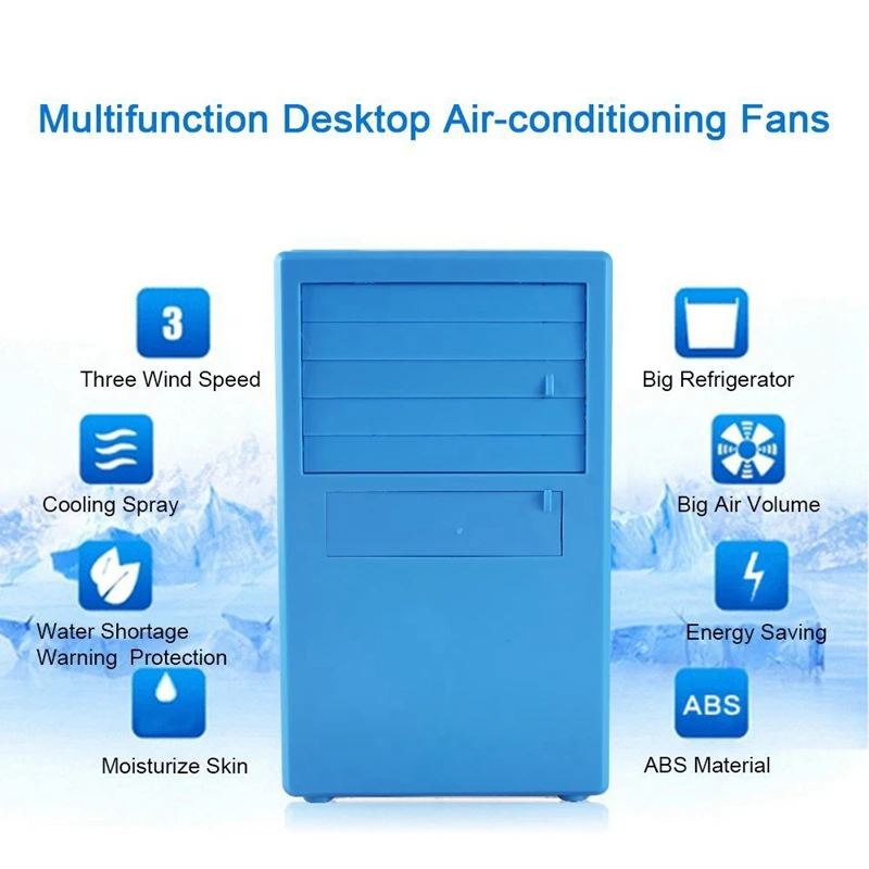 Вентилятор кондиционера, воздушный персональный космический кулер небольшой настольный бесшумный вентилятор персональный настольный