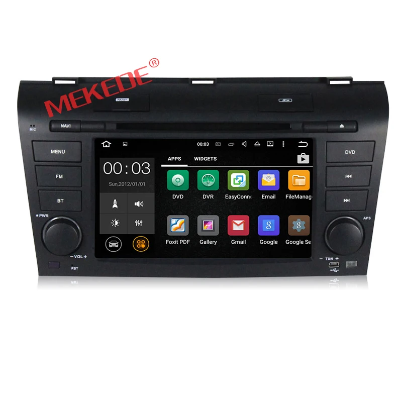 Clearance ROM 16G 1024*600 Quad Core Android 7.1 car DVD for MAZDA 3 MAZDA3 2004 2005 2006 2007 2008 2009 Car DVD Player GPS 4G Radio 2