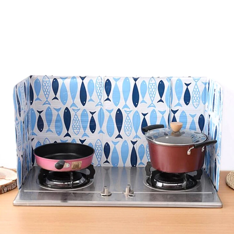 Fish Cooking Frying Pan Oil Splash Screen Cover Anti Splatter Shield