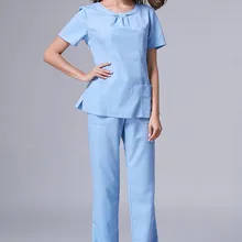 Новинка, медицинский костюм для лаборатории, пальто для женщин, больничные медицинские наборы для скраба, Униформа, модный дизайн, тонкий крой, Комбинезоны для медсестры, дышащие
