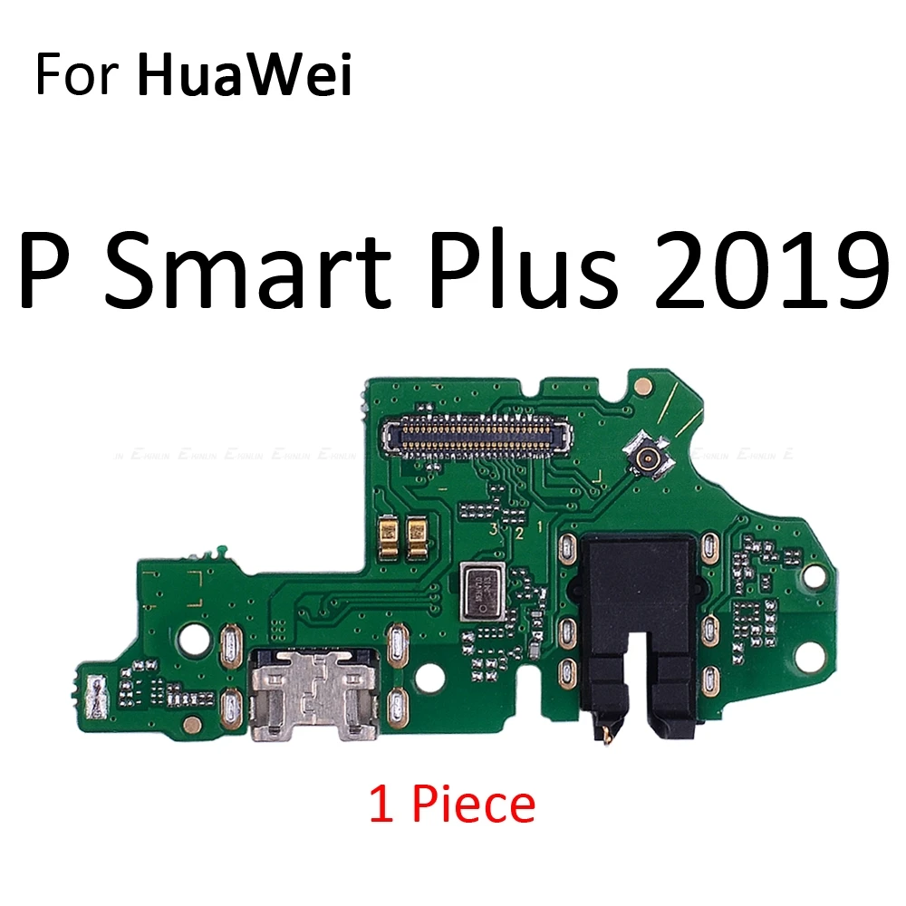 Разъем питания для зарядки, док-плата с микрофоном и гибким кабелем для HuaWei mate 20 10 9 Pro Lite P Smart Plus