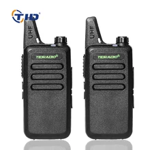 TID Mini Walkie Talkie UHF 400 470 MHz Handheld CB Radio Transceiver Two Way Radio Communicator