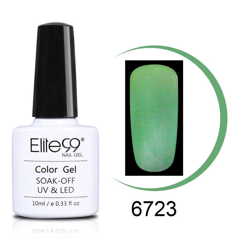 R-6723 Elite99 10 мл Macaron цветной УФ гель лак для ногтей светодиодный Гель-лак для маникюра флуоресцентный дизайн ногтей гель для дизайна ногтей стойкий лак - Цвет: R-6723